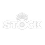 weißes Logo auf Lager