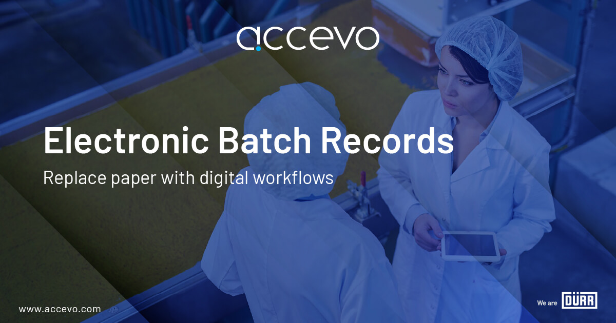 Electronic Batch Records (EBR) Software